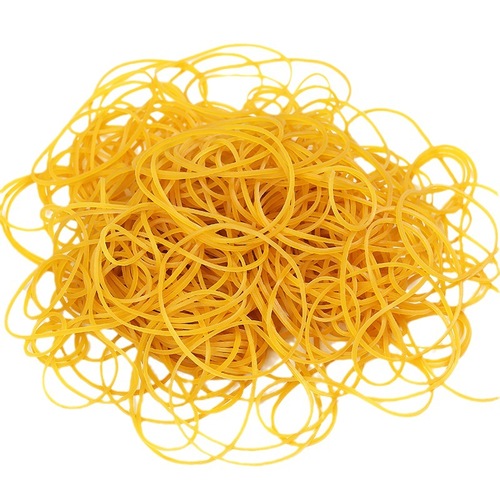 High elasticity and durable rubber band 60x1.4 yellow rubber ring rubber band cowhide band