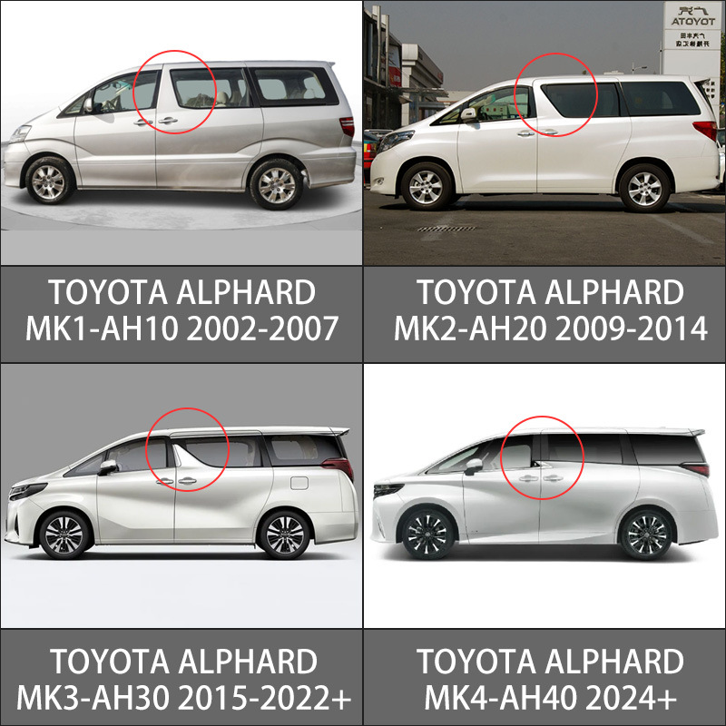 Suitable for Toyota Alphard Window Visor