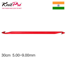 KnitPro Trendz 30cm 多彩双头突尼斯钩针毛线毛衣针进口钩编工具