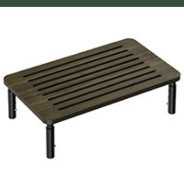 Bamboo monitor stand riser adjustable height laptop stand wooden computer stand