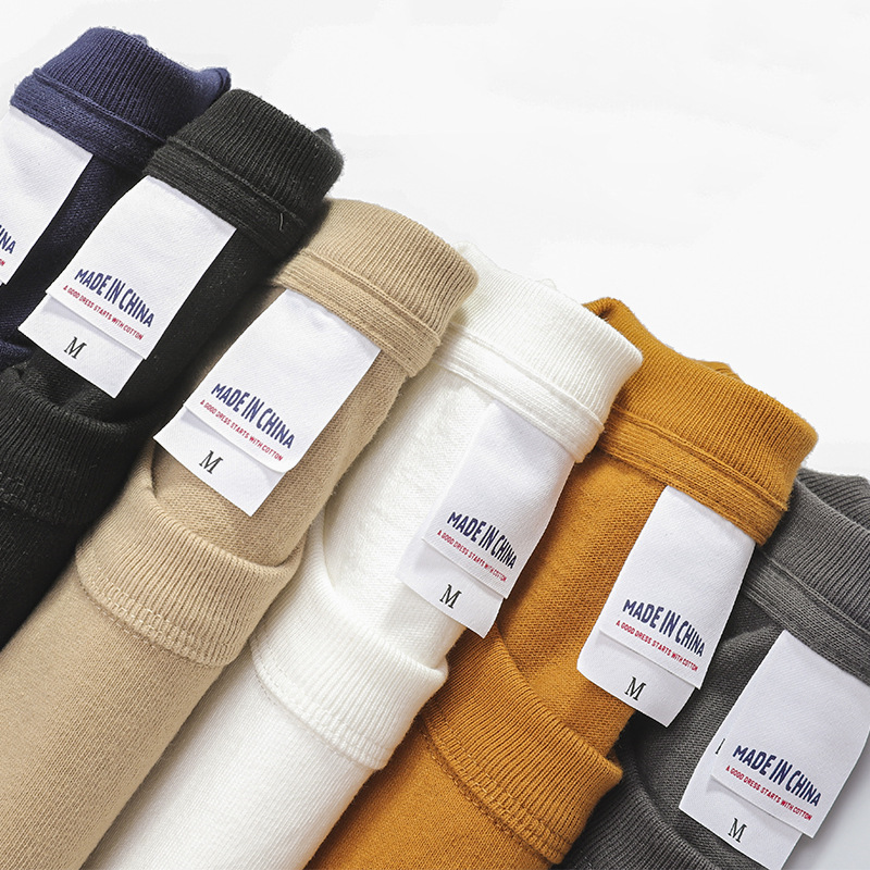 300 grams of loose oversize heavyweight solid color crew neck short sleeve T-shirt men's Amy Kaji national tide T a generation of hair