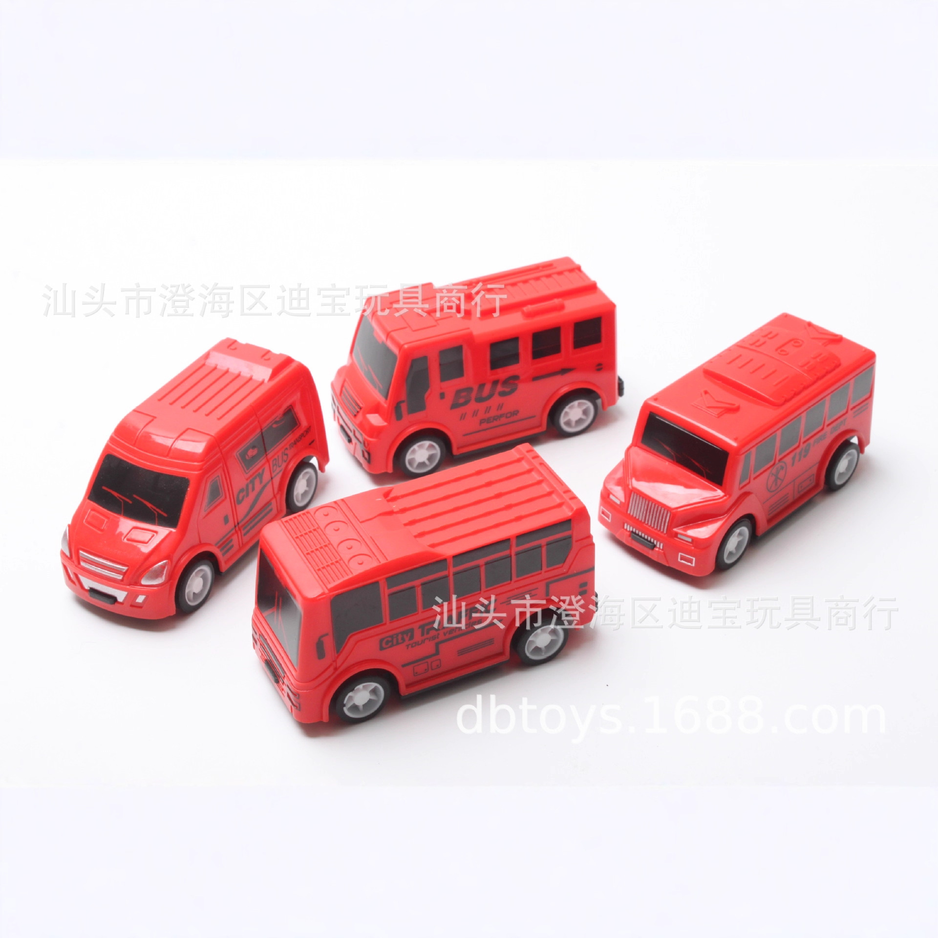 8.2cm Pull Back City Bus Car 100mm Gashapon Toy Giveaway