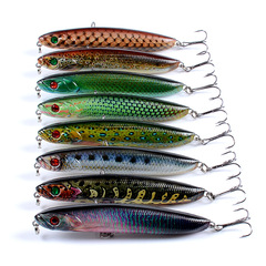 Spinning lure submersible pencil fake bait 9.6cm/18.1g ultra-long cast realistic fish bait plastic hard lure for northern pike