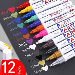 SIPA/Zhongbai Paint Marker SP-110 Highlighter, Artistic Colorful, Waterproof, Fast-Drying White Touch-Up Pen