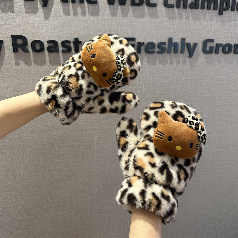 라이트 레오파드 프린트 KT