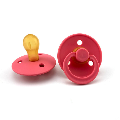 Natural latex pacifier, super soft newborn baby comfort artifact, simulated breast milk rubber baby pacifier