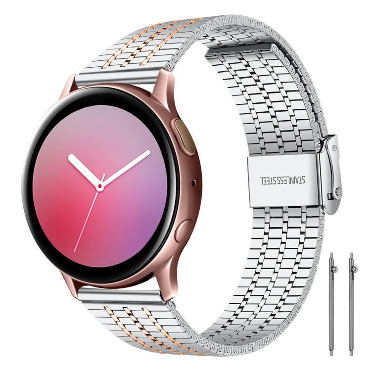 xDfind siete perlas pulseras de acero inoxidable 20mm 22mm tamaño universal correa de metal comercial