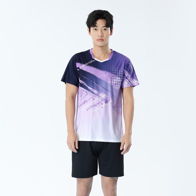 1807 Men's Top Purple 2105 Black Shorts