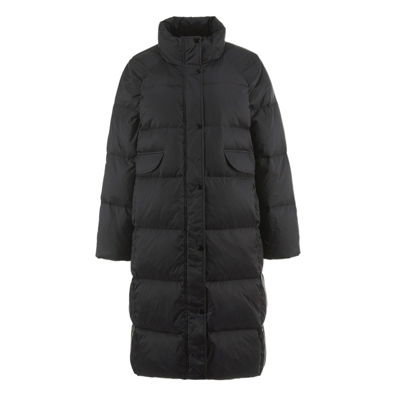2025 Korean Version Extra-Large Size Plus-Size mm Thick Long Loose Winter Coat White Duck down Jacket for Women 217
