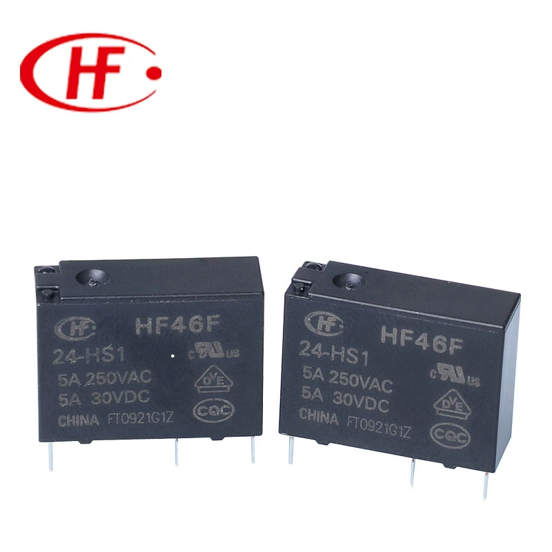 Оригинальный реле Hongfa HF46F-24-HS1 24В5А250ВAC4-фут сверхмалой средней мощности реле