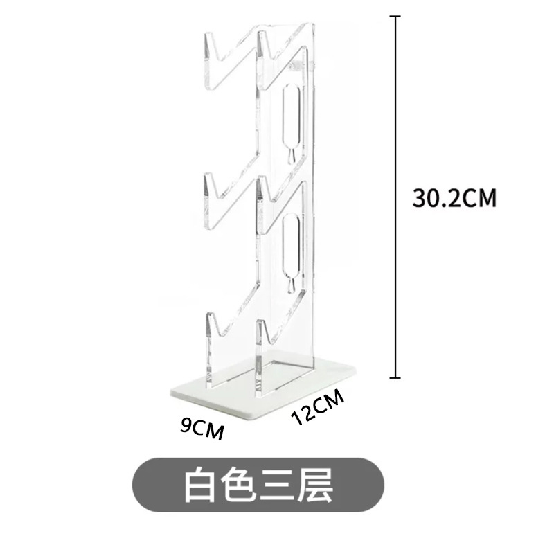 Transparente PS4 acrílico universal GamePad soporte de escritorio creativo de almacenamiento doble ASA soporte de exhibición