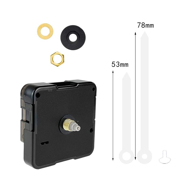 Children's science and education clock movement jumping second quartz clock movement DIY puzzle clock movement creative hanging clock movement