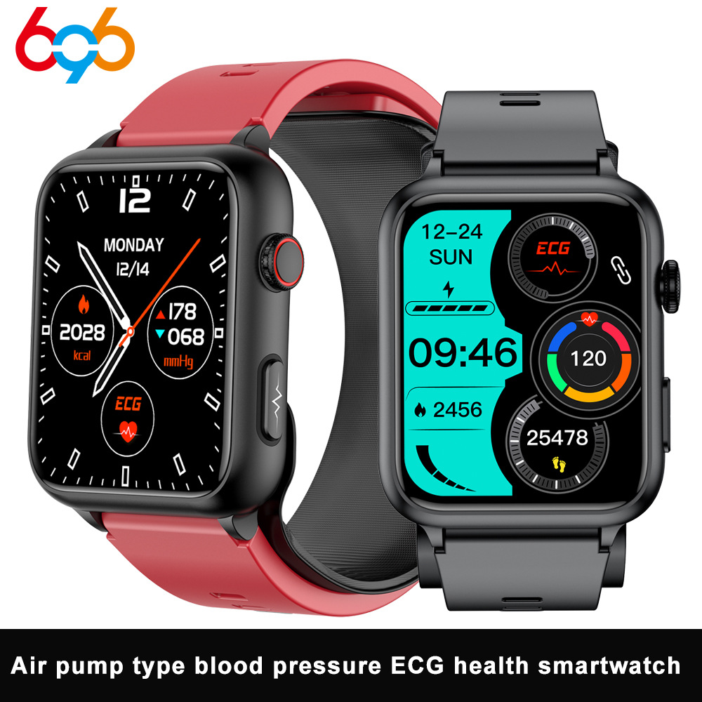 New TK63 Health Smart Watch Heart Rate Sleep Airbag ECG PPG Multifunctional Smart Bracelet Sports Hand