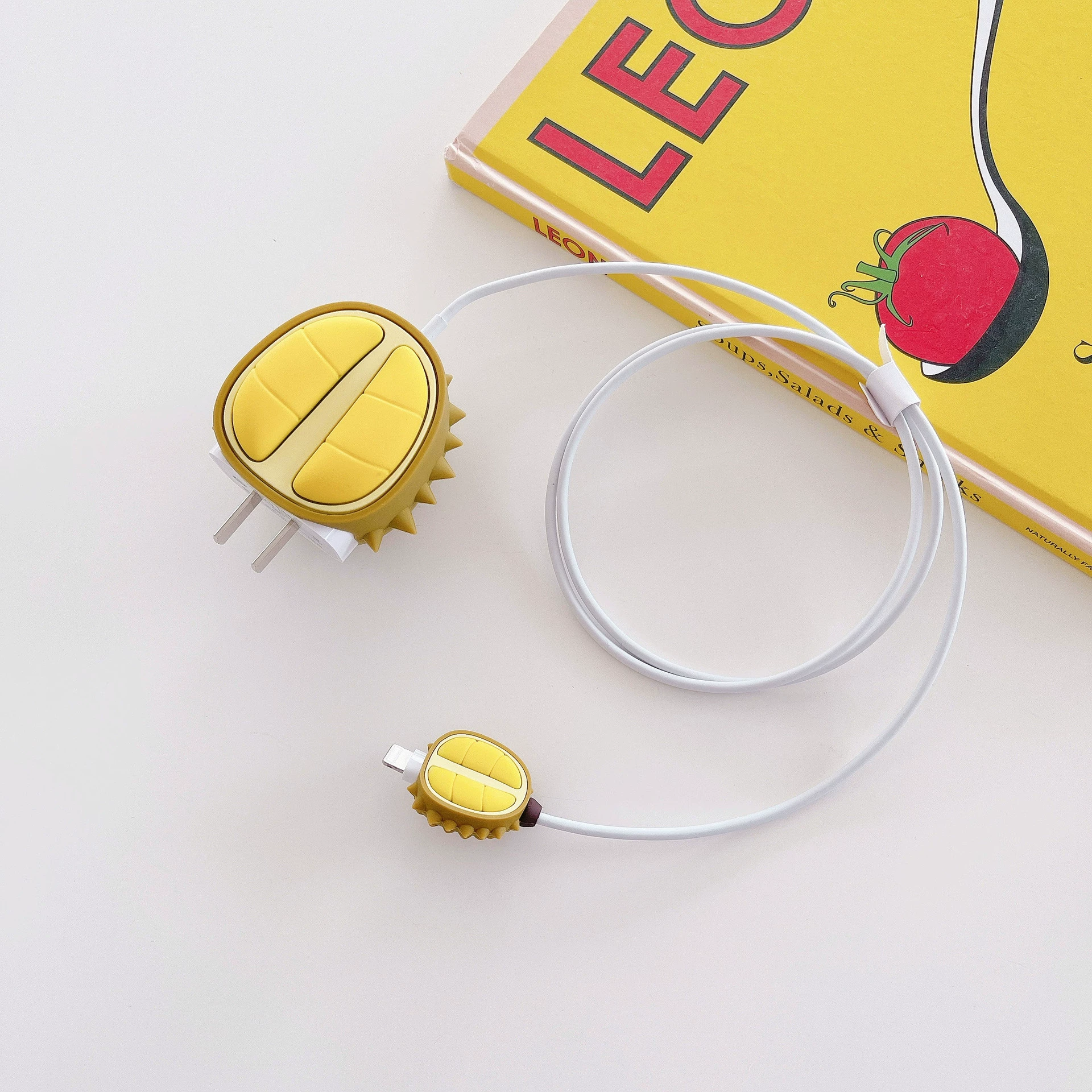 Apple, cartoon charger, protective case, 20W