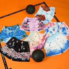 美式短褲男士新款校園短褲透氣速干籃球運動褲跑步肌肉健身五分褲