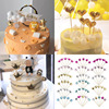Birthday cake decorative toothpick 蛋 PU bright skin, love star pentagram Crown cartoon cake plug -in