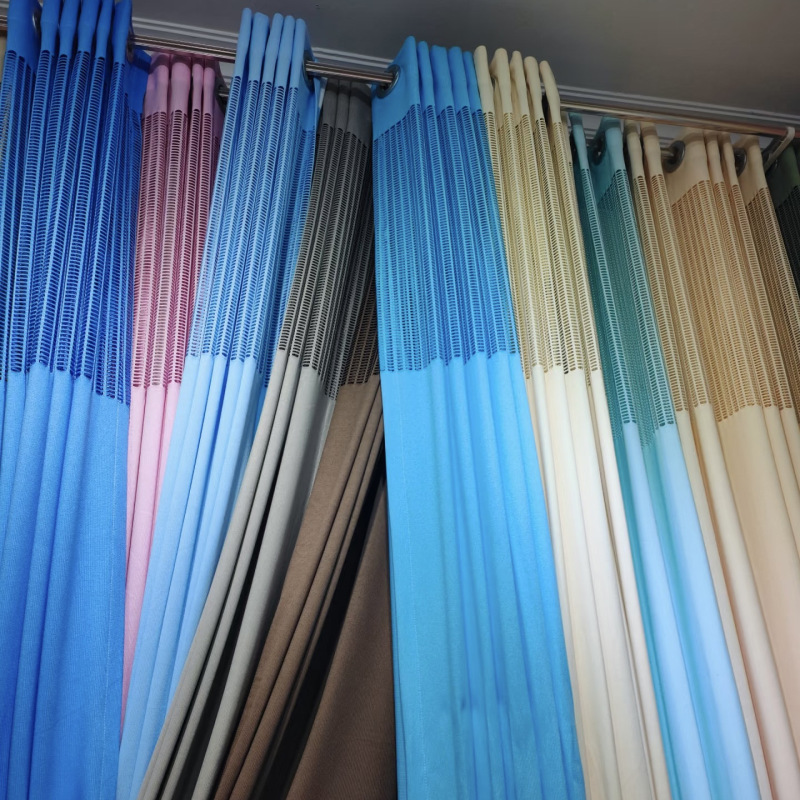 医用隔帘布 高精密阻燃加厚隔断帘子 医院病床隔帘阻断推拉医用帘|undefined