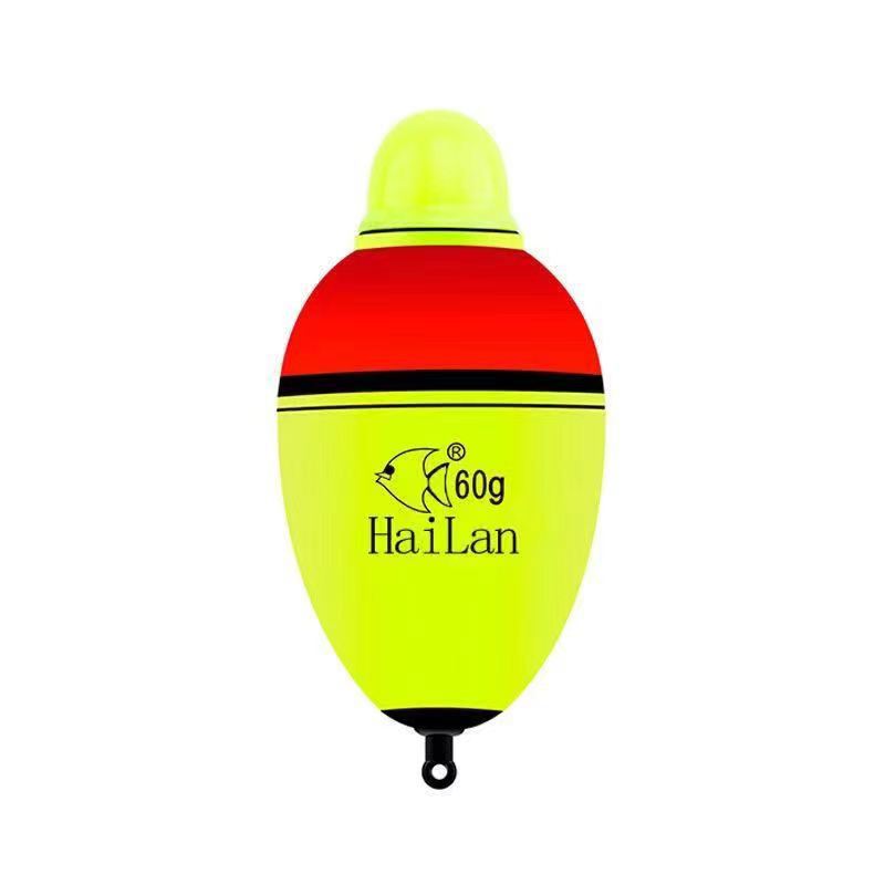 Flotador electrónico de espuma de dos colores flotador electrónico de vientre grande flotador de pescado flotador electrónico EVA flotador de gancho de escorpión flotador de vientre grande