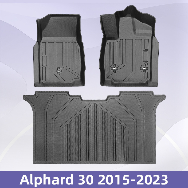 Es adecuado para Toyota Alphard 30 2015 - 2023 timón derecho 3D todas las condiciones meteorológicas almohadillas de pie TPE