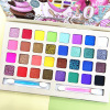 Cartoon donut, matte multicoloured nail sequins, eyeshadow palette, makeup primer, suitable for import, 32 colors