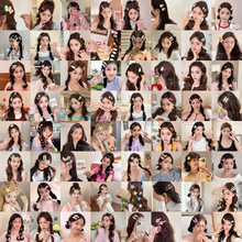 夏日多巴胺彩色发夹女韩系高级感侧边刘海一字发卡百搭可爱鸭嘴夹