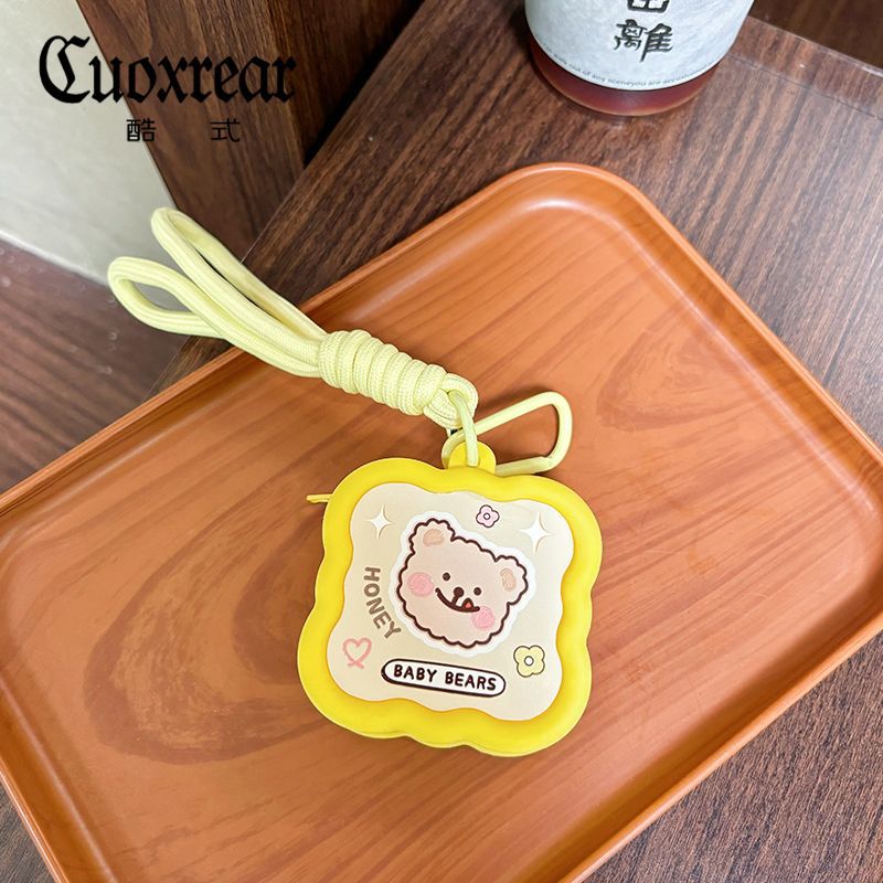 新しいかわいいシリコン小銭入れカーバラミニヘッドフォン収納袋バスケットボール漫画キーホルダーバッグペンダント