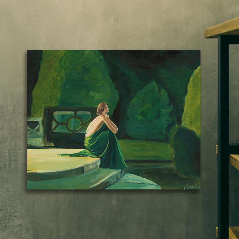 Atonement Atonement movie poster wall stickers decorative painting photo props Nordic retro oil painting hanging painting core