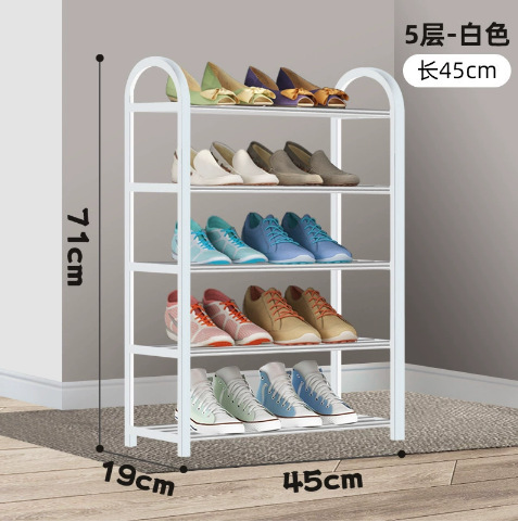둥근 머리 45cm 흰색 5 층