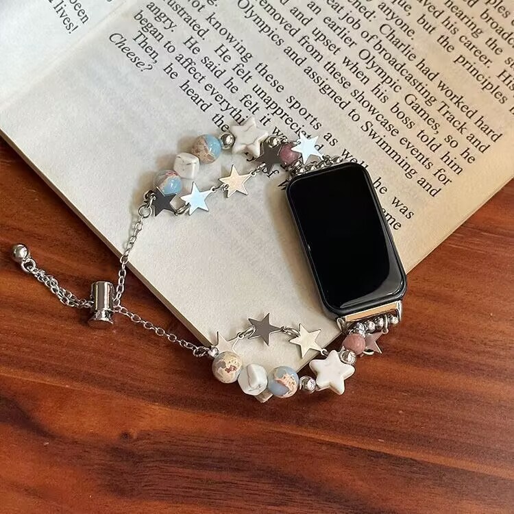 Suitable for Bracelet 987 Nfc/1 Watch Strap Wristband New Watchfit3/2 Girls Watch Summer Bracelet Beads