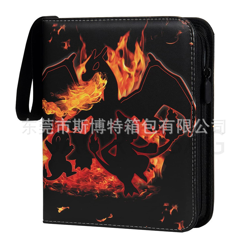 Libro de tarjetas de colección de tarjetas de comercio exterior baokemeng libro de colección de bebé Jiugongge de gran capacidad libro de tarjetas de juego de cuatro cuadrículas