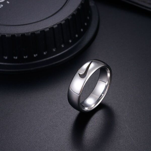 Rectangular ring stainless steel for men and women