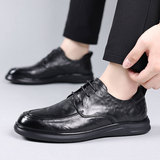 Высокие элитные туфли для отдыха для кожаной обуви, кожаная флисовая обувь, осенние, тренд сезона, из натуральной кожи, мягкая подошва, воловья кожа