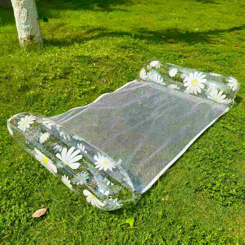 4管クロスボーダー熱売エアハンモック水上遊戯寝椅子浮床直売帯網折り畳み背もたれ浮き爆発