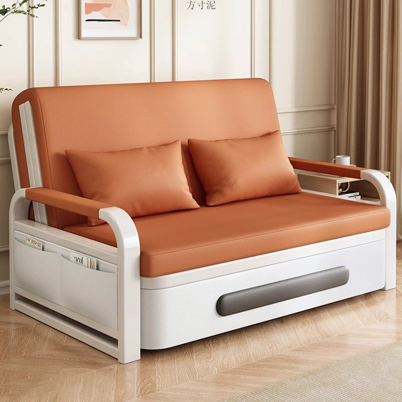 Диван-кровать двухместная складная кровать для гостиной дома простая многофункциональная телескопическая кровать для небольших квартир