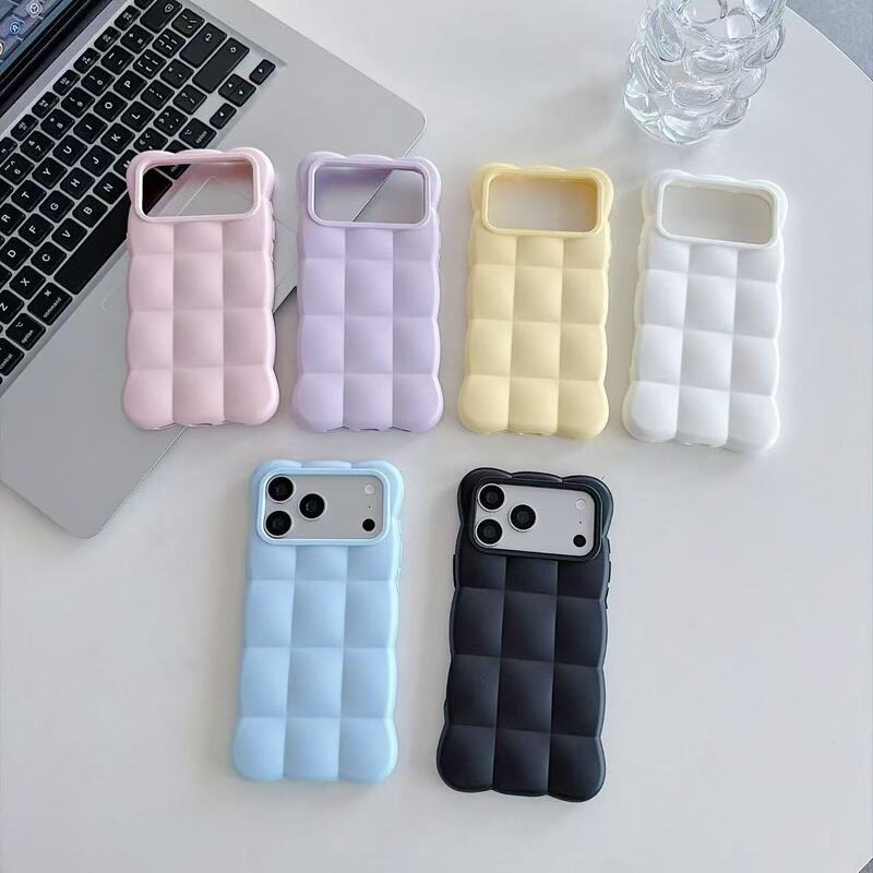 3D Solid Color Cloud iPhone14/13 Compatible 12 Apple 18/17/16/15PROMAX Phone Case Anti-drop 3D Solid Color Cloud iPhone14/13 Compatible 12 Apple 18/17/16/15PROMAX Phone Case Anti-drop
