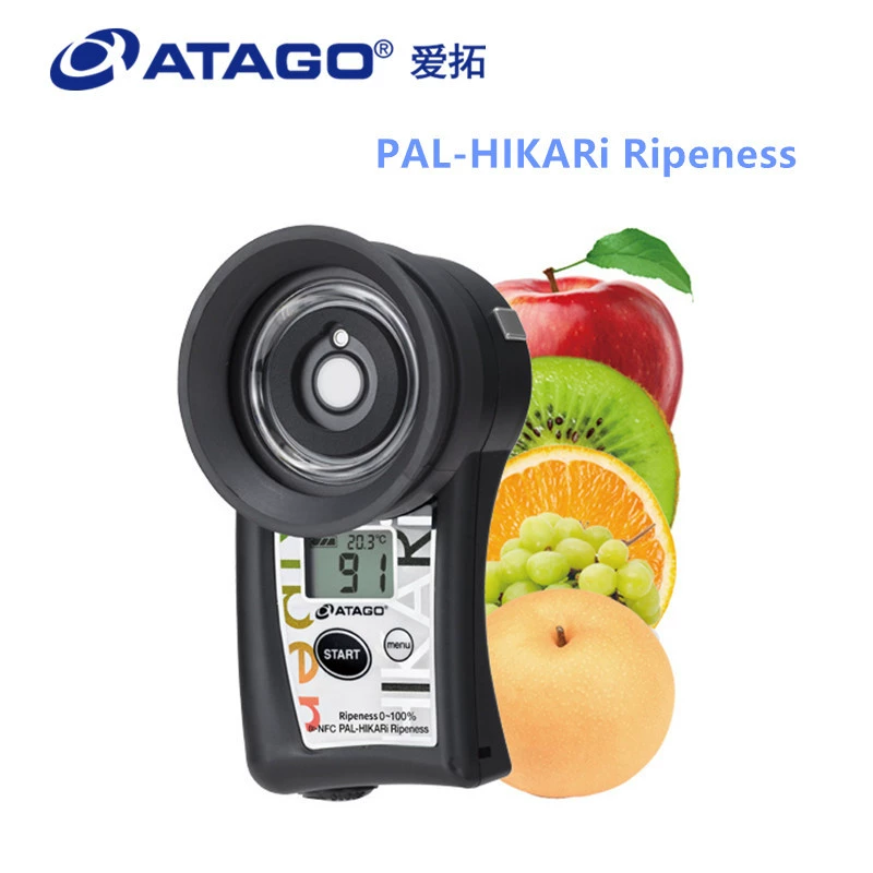Детектор зрелости фруктов ATAGO PAL-HIKARi не требует повреждения кожуры фруктов.