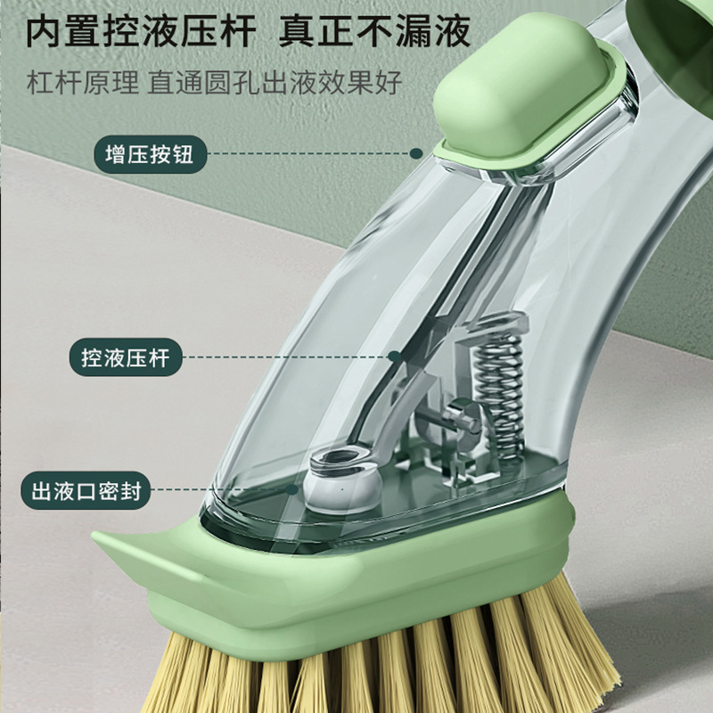 Cepillo, artefacto, cepillo de lavado, cocina, hogar, shabu-shabu, cepillo de limpieza de mango largo, no daña la olla, el sisal no está sucio, cepillo de lavado de manos