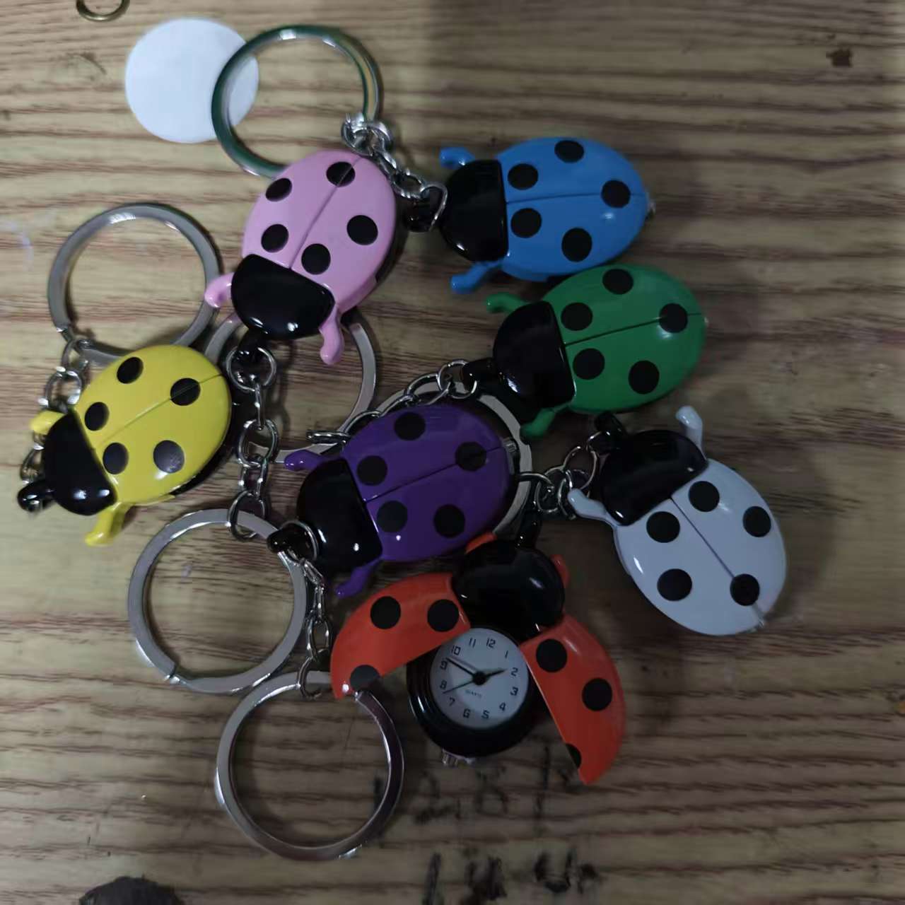 Manufacturer Wholesale Quartz Pocket Watch Cross-Border Small Ladybug Pocket Watch Cross-Border European and American Jewelry Small Pocket Watch