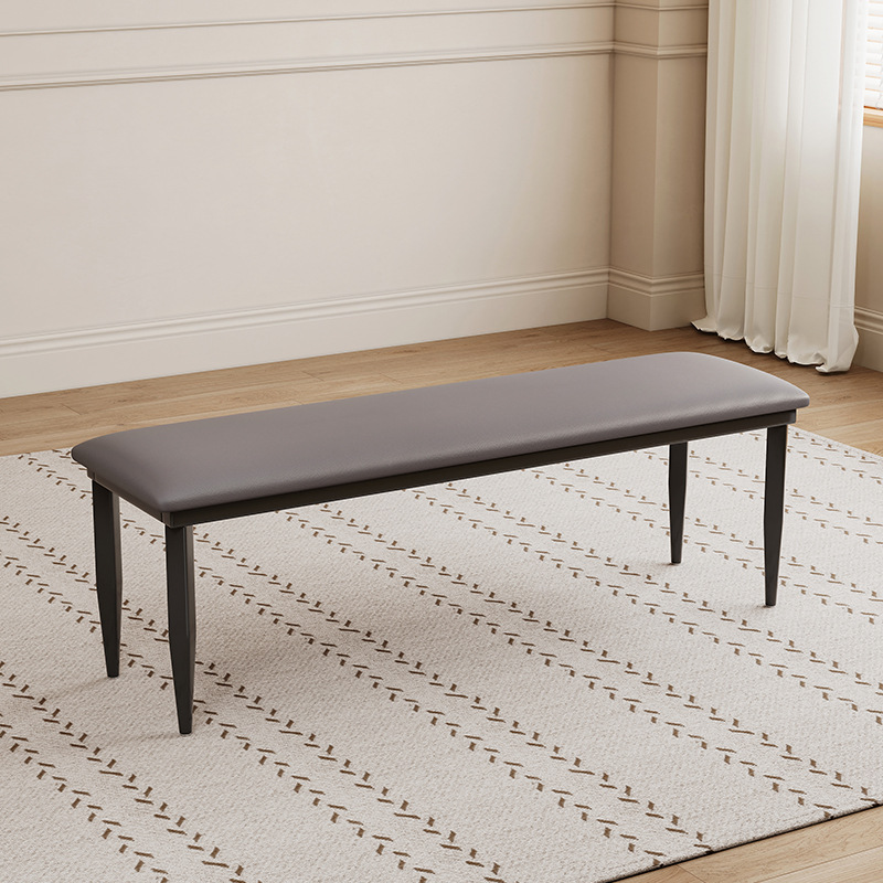 Banco de madera maciza de lujo ligero, directo de fábrica, adecuado para pasillo, comedor, dormitorio, sala de estar, junto a la cama y como banco para cambiar zapatos.