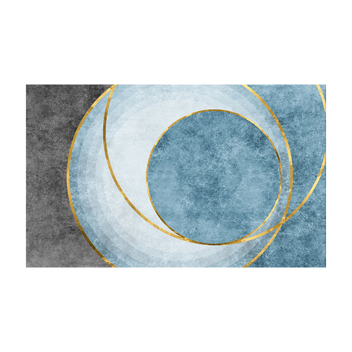 Washable living room sofa coffee table floor mat bedroom geometric pattern home simple modern Nordic style carpet