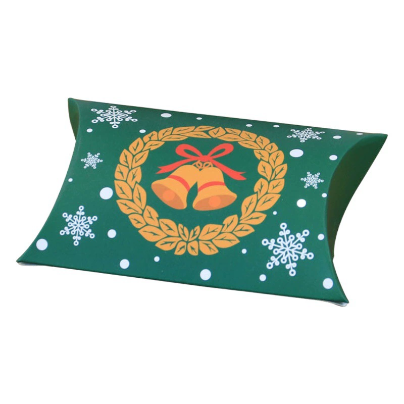 Европейская НОВАЯ РОЖДЕСТВЕНСКАЯ коробка конфет Рождественская Подушка Коробка упаковки конфет коробка 12 цветов в наличии оптом