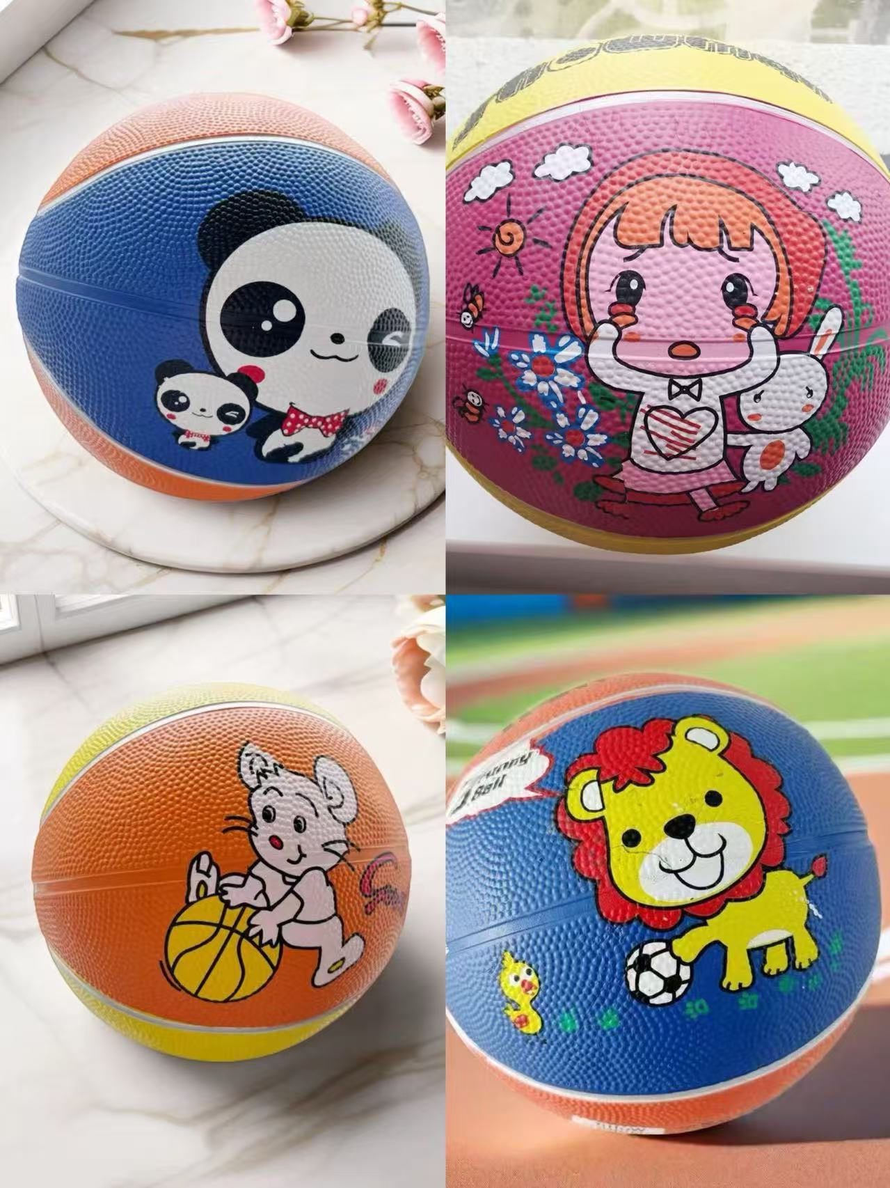 3호 고무 농구공 (색상 및 디자인은 랜덤 발송)