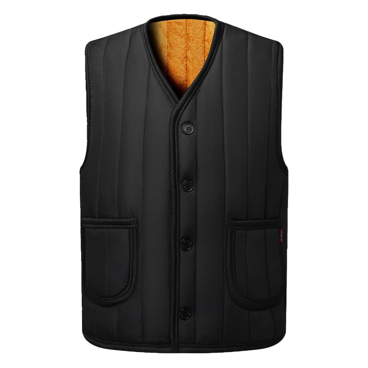 Волосатый жилетка новый папа большой размер мужчина среднего возраста с плюшевым жилетом