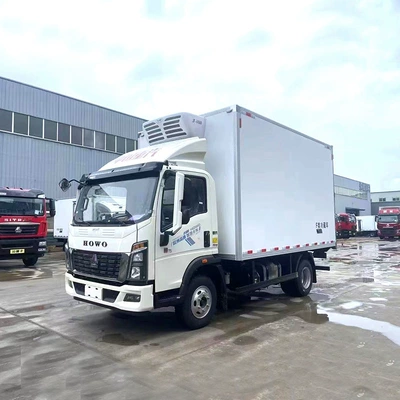 Exporting Sinotruk Howo Small Refrigerated Truck 4.2m Box-Type Refrigerated Truck Fresh Meat and Produce Cold Chain Truck for Slaughterhouses