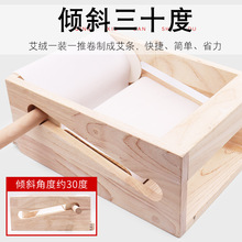 卷艾灸条艾柱机器手工条机艾棒机艾绒卷加工机械艾条电动家用艾卷