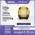 跨境全场景工作灯四档调节旋转灯头强磁吸附户外露营灯检修灯