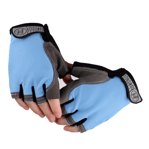 Cross-border unisex thin half-finger gloves cycling anti-slip quick-dry sports fitness breathable bike gloves A01-WB