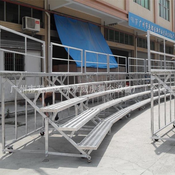 合影站架铝合金折叠站架/集体照相架子/大便携