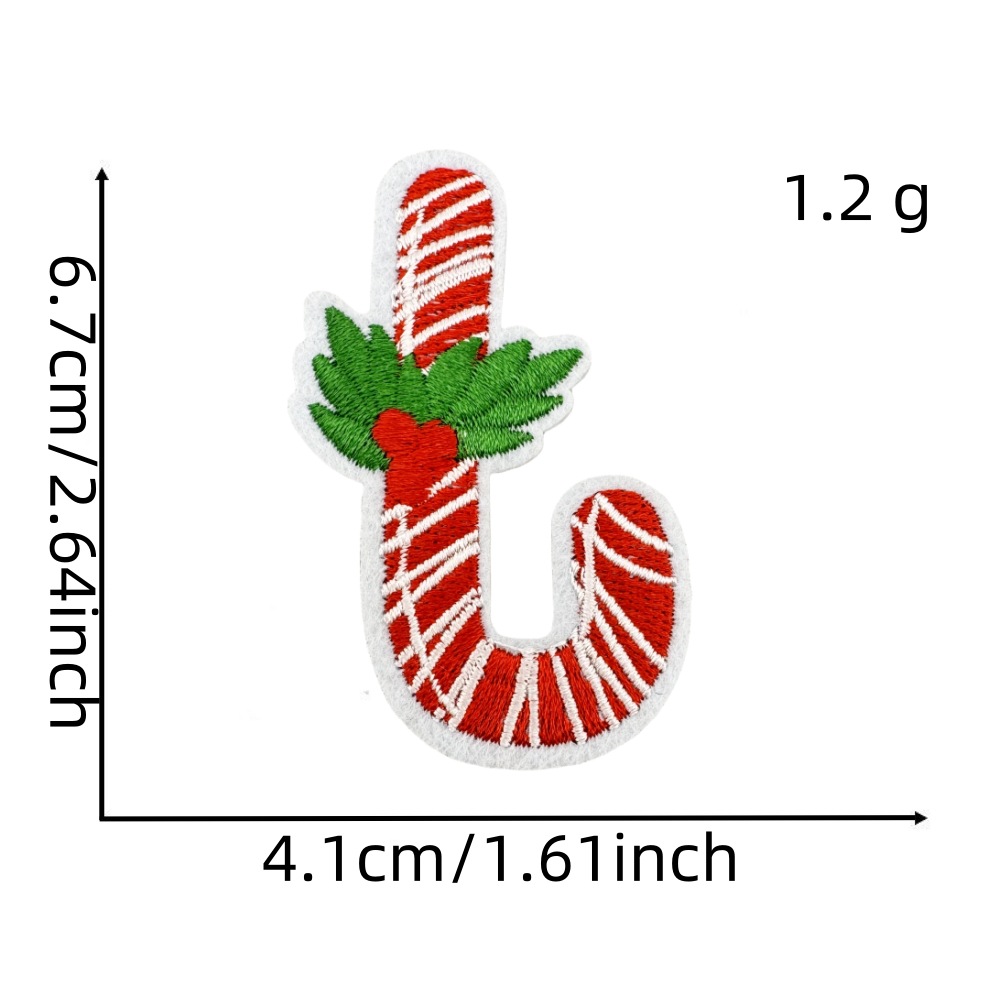 2g Weight Clothing Sticker Patches Classification 1 Piece, 1 Set Quantity Nonwoven, Polyester Material Christmas Festival Christmas Tree, Letter, Snowman Pattern Cute Style 1 Piece 1 Set Cute Christmas Tree Letter Snowman Nonwoven Polyester Clothing Sticker Patches 6