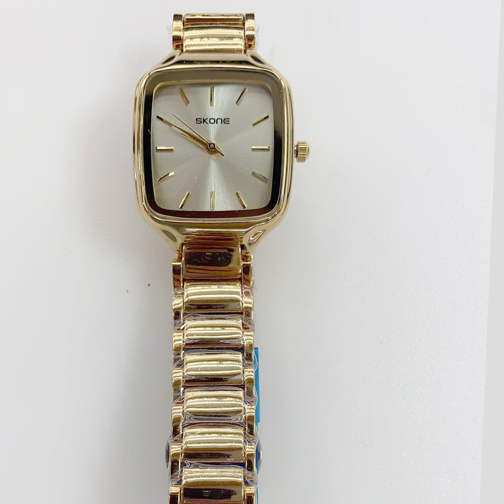 Time and Space Retro Exquisite Women's Watch Niche High-End Spark Pattern Texture Watch Light Luxury High-Value Waterproof Watch